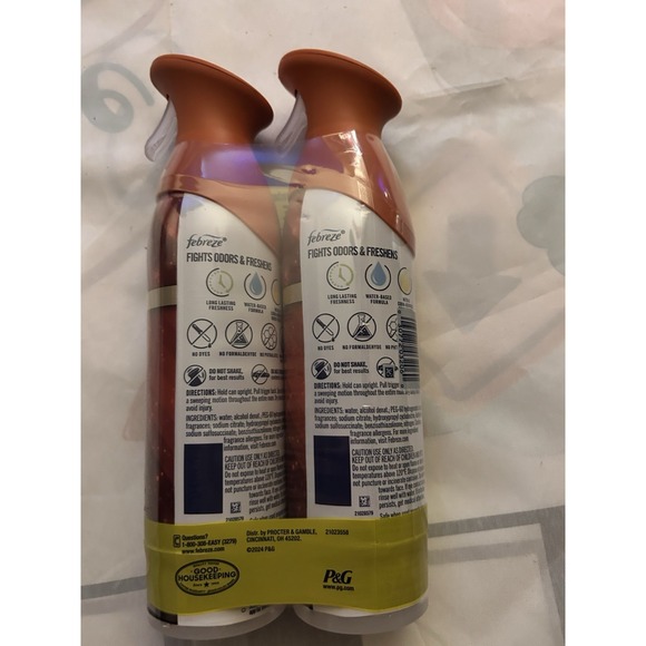 Febreze Air Mist - Odor-Fighting Air Freshener - Pumpkin Roll -8.8 oz - 2 Pack! - Picture 3 of 3
